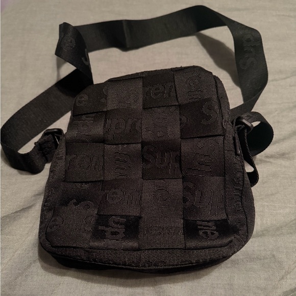 Supreme Black Crossbody Bag